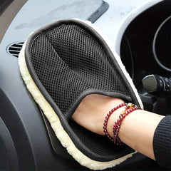 Cleaning gloves, suitable for household and vehicle use, efficient car cleaning, wiping essential tools, car cleaning hands