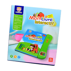Kids Talking Book French English Interactive Early Education Toy Preschool Language Learning Aid Best Gift for Children