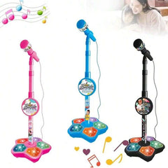 Kids Microphone Stand Toy, Portable Children's Karaoke Electronic, Durable Party Karaoke Microphone Stand, Kids Karaoke Machine