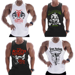 Fitness Clothing Men Muscle Shirt Cotton Men Tank Top Workout Bodybuilding Men Sportwear Tank Top Sleeveless Vest