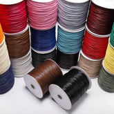 38 Color Waxed Cord Thread for Jewelry Making String Strap Necklace Rope Beads DIY Bracelet Accessories 0.5mm 1mm 1.5mm 2mm 3mm