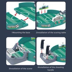 Kids Football Battle Board Game with 2/4/7 Footballs Parent-child Interactive Leisure Soccer Battle for Kids Adults
