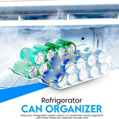 Refrigerator Organizer Bins Soda Cans Dispenser Bins Can Dispensers Auto Rolling Dispenser Fridge Organizer Pantry Organizer