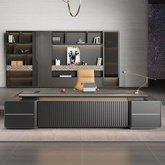 Office Desk, Simple And Modern Manager Executive Desk, Painted Light Luxury Large Class Office Desk