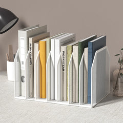 File Organizer–Beautiful&Practical Desktop Document Holder,Space-Saving Rounded Corners,Dense Grid,Before/After Office Storage