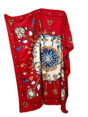 Fashion Print Dress Women's - Loose Fit Bohemian Dress, Trending Paisley Print, Perfect for Beach & Vacation