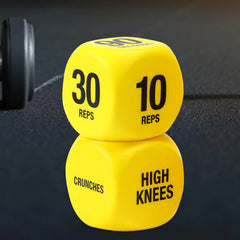 Fitness Exercise Dice Funny Gym Exercise Dice Game High Strength Training Equipment for Stilt Jumps and Push-ups Home Gym