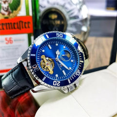 Series of Men's Watches, Fully Automatic Mechanical Watches, Hollow Design, Waterproof, High-End, Light Luxury, Fashionable, Business Casual, Simple, Stylish, Social, Trendy Men's Watches