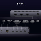 8-in-1 Thunderbolt Docking Station + USB-C Cable