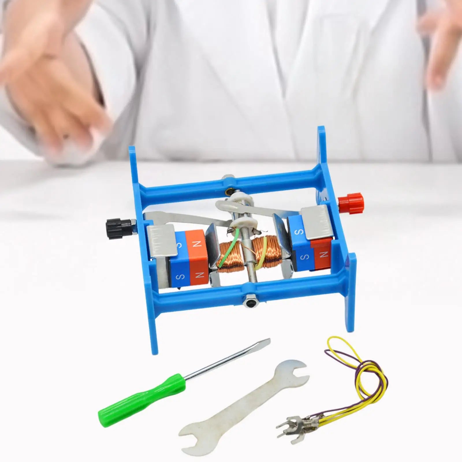 Kids Electricity Electric Motor Learning Physics Experiment Developing Intelligent Crafts Lab Learning for Teens DIY Projects