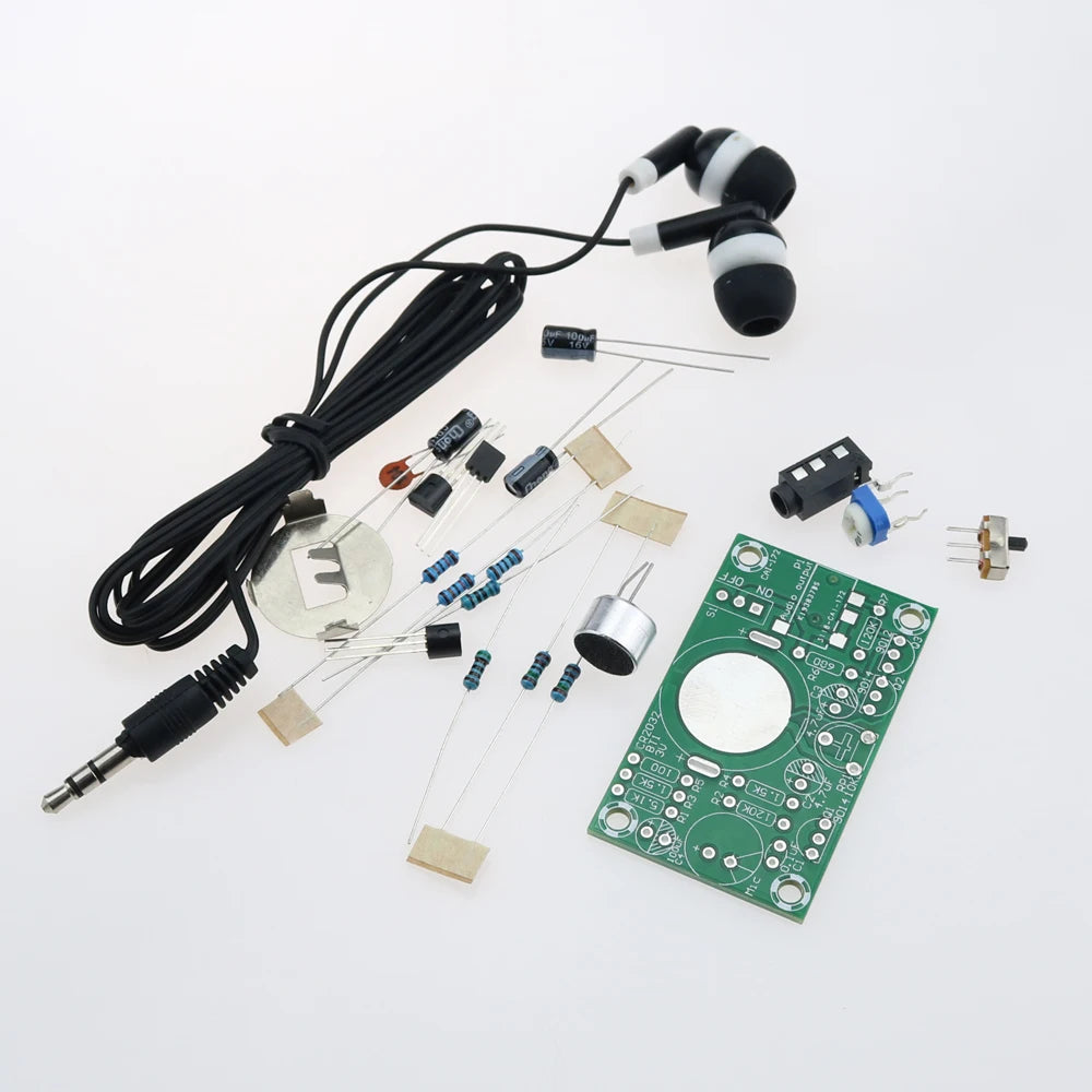 1Set DIY Hearing Aid Electronic Kit 3V Amplifier Set Audio Amplification Practice Teaching Competition Electronic DIY Accessorie