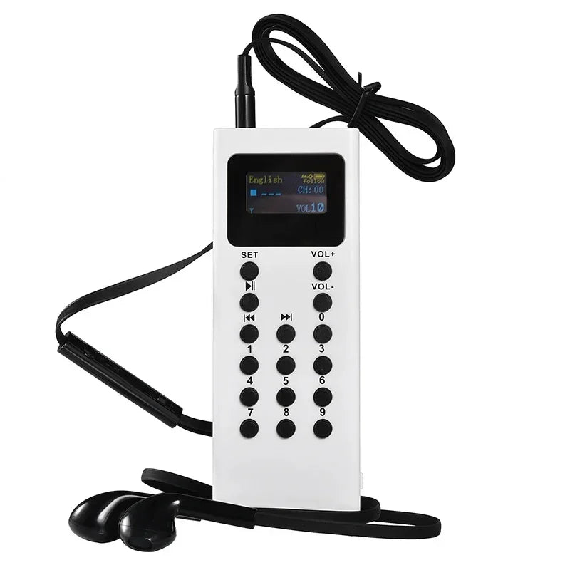 Audio Guide System For Museum Exhibition Tourism Scenic Spot Travel Agency Audio Guide MP3 Player Set 16GB Device 43 Languages