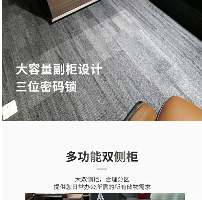 In Stock Standing Office Desk Executive Boss Minimalist High Quality Office Desk Modern European Escritorio Oficina Furniture
