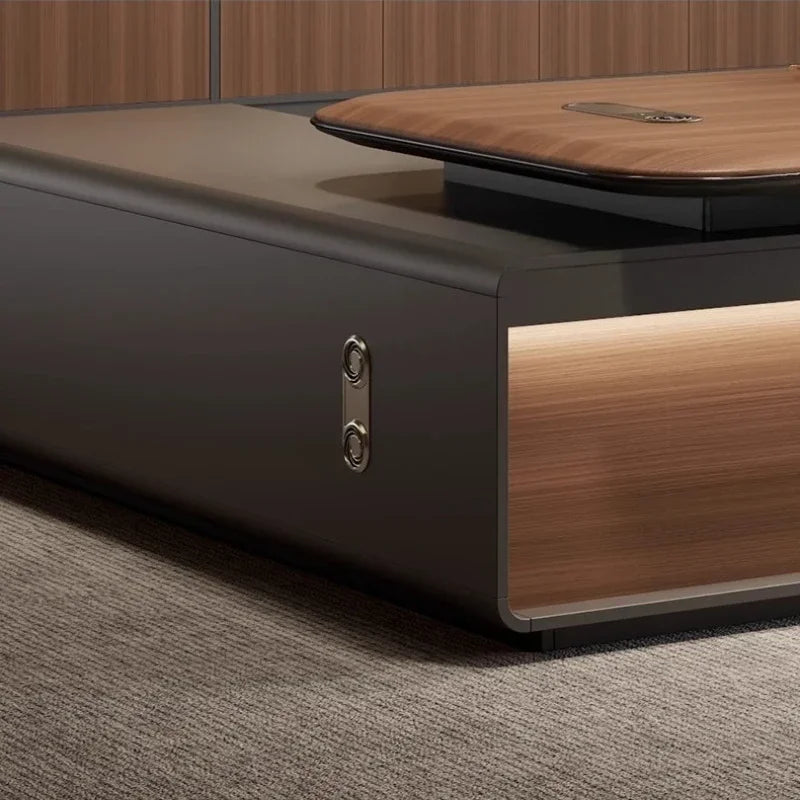 Home Office Writing Desk Modern Executive OfficeDesk Furniture Computer Desk L Shape ComputerDesk With Storage Office Desks