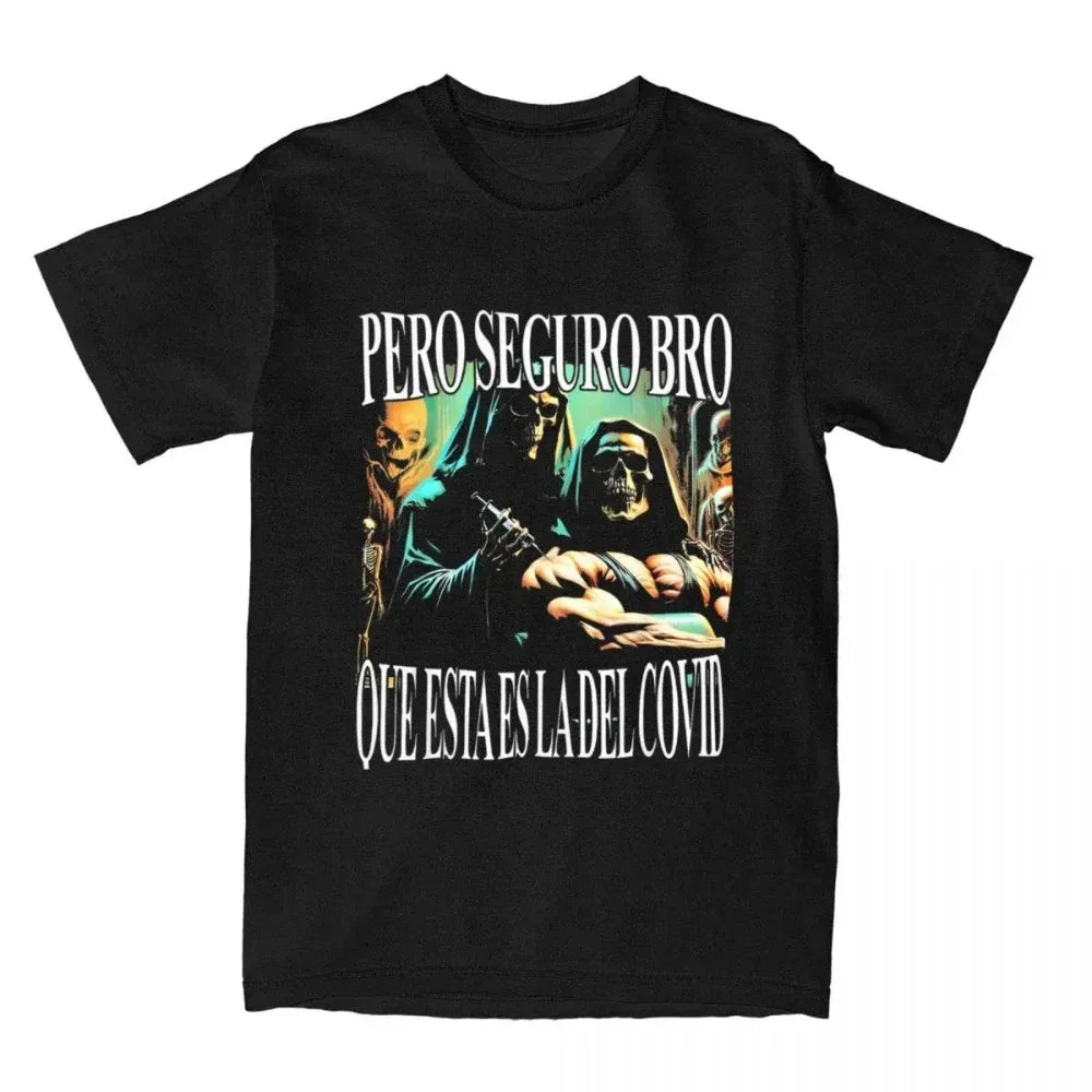 Fitness T-shirt  Calacas Chidas Gym Fitness Con Frases Sarcasticas T-shirt Men Women Retro Tees Tops Streetwear Casual Unisex