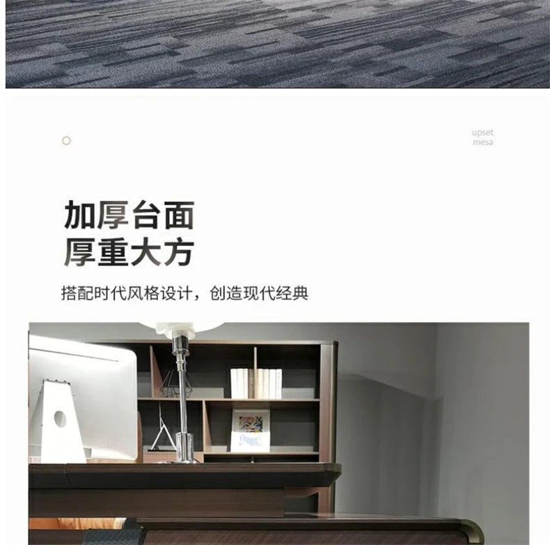 In Stock Standing Office Desk Executive Boss Minimalist High Quality Office Desk Modern European Escritorio Oficina Furniture
