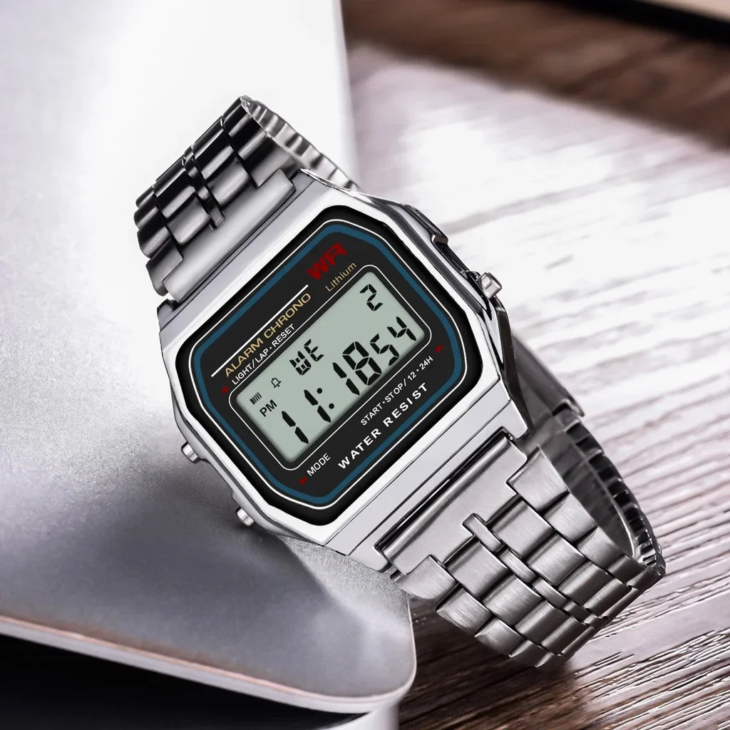 2025 Digital Watches for Men Sports Waterproof Bracelet Clock Gold Electronice LED Wristwatch Women Casucal Montre Homme Relogio