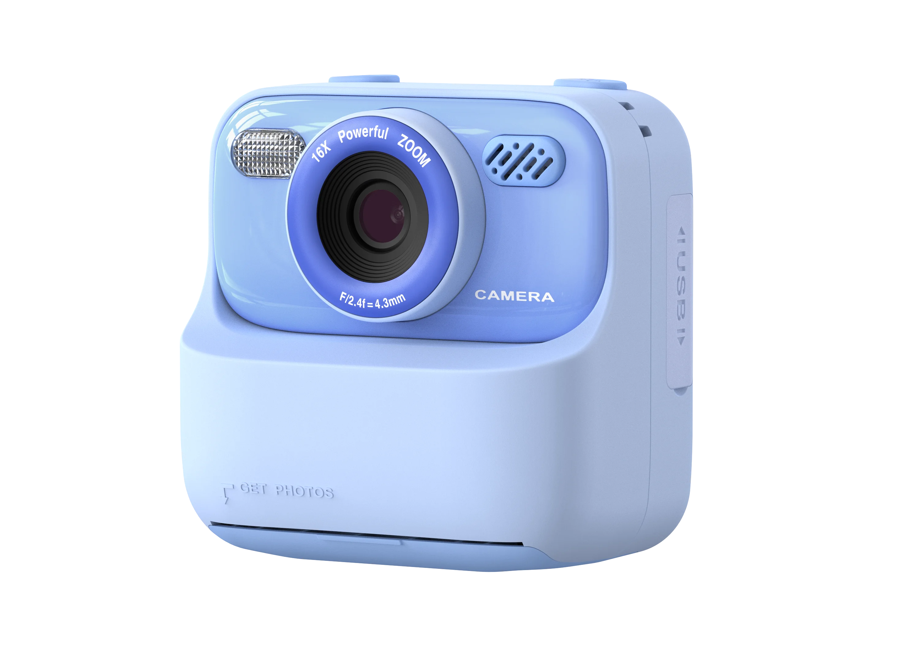 Kid Camera Instant Print Photo Kids Digital Camera Children Video Recorder Toys Pocket Thermal Photo Printer for Boys Girls Gift