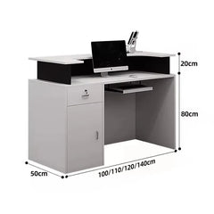 Decoration Luxury Reception Desks Display Counter Salon Reception Desks DesignModern Mostrador Negocio Commercial Furniture