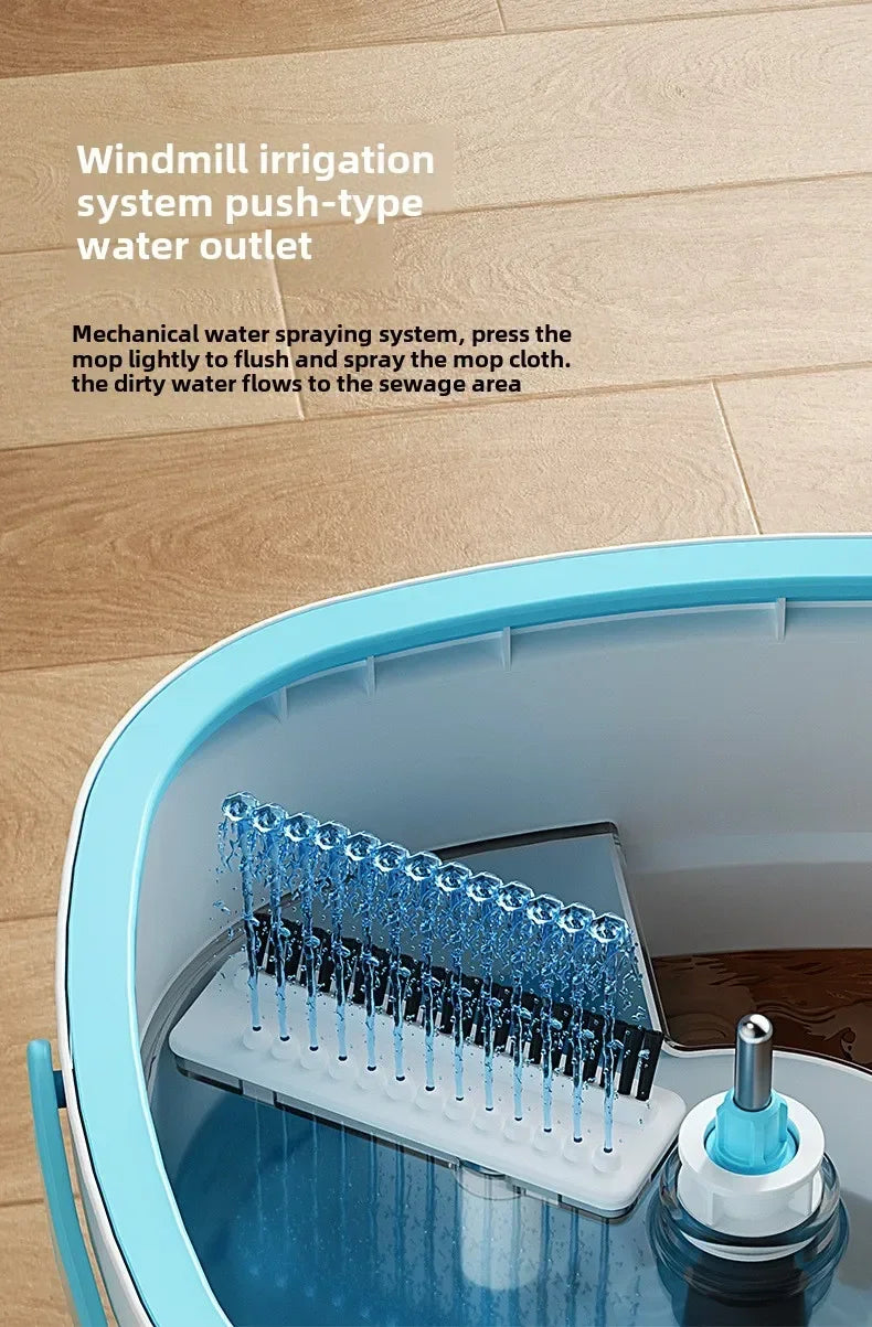 Clean and Dirty Water Separation Rotary Mop, No Need for Manual Cleaning, Quickly and Neatly Completes Home Cleaning