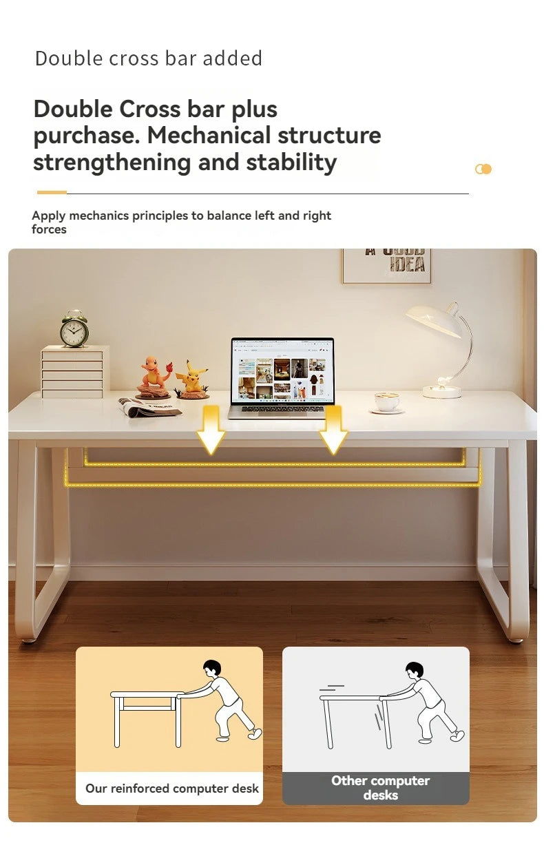 Desk for home use, student writing desk, study desk, small layout, minimalist office desk, bedroom desk, minimalist style, compu