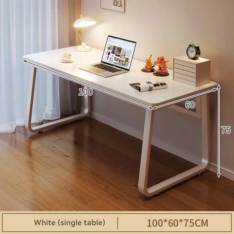 Desk for home use, student writing desk, study desk, small layout, minimalist office desk, bedroom desk, minimalist style, compu