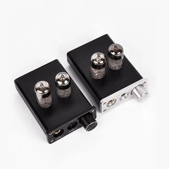 Audiophile Tube Headphone Amplifier 6J9 Tube Mini Audio Preamplifier PC-USB External Sound Card Can Drive 16-600Ω Headphones