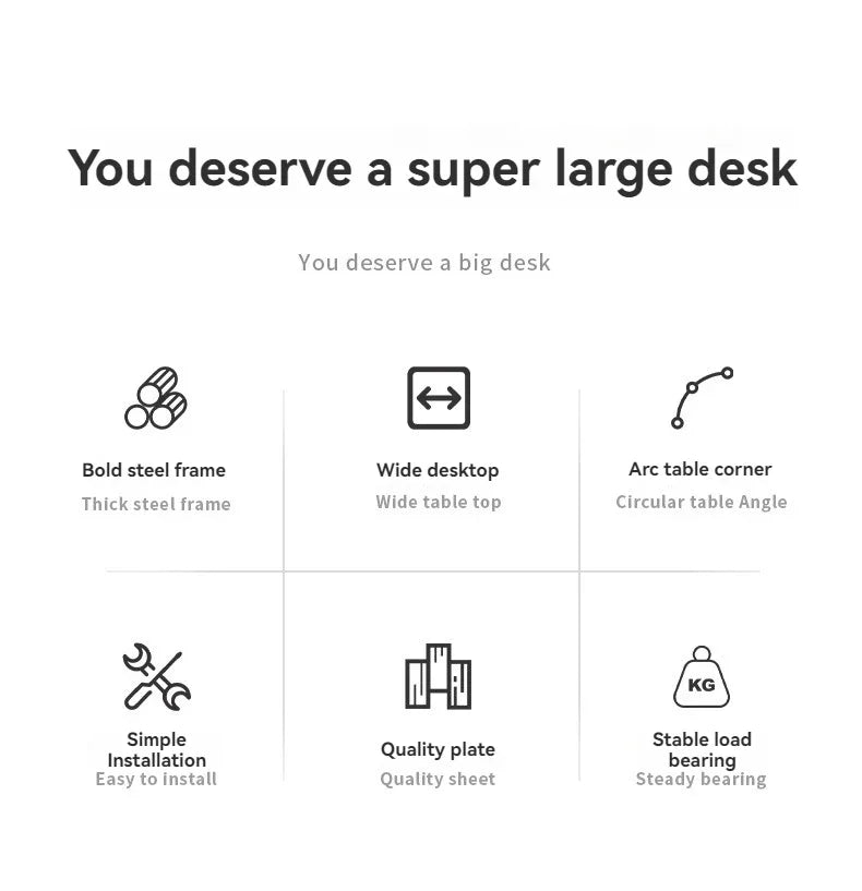 Desk for home use, student writing desk, study desk, small layout, minimalist office desk, bedroom desk, minimalist style, compu