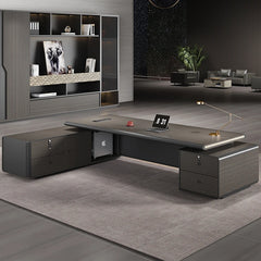 Office Desk, Simple And Modern Manager Executive Desk, Painted Light Luxury Large Class Office Desk
