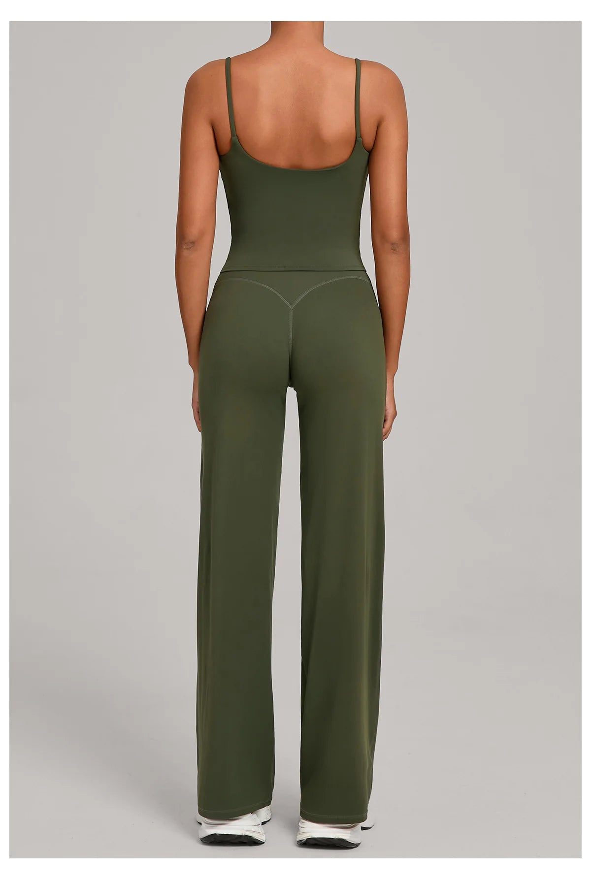 Gym Workout Clothes Women's Casual Wear Outdoor Sports Tight Yoga Suit Naked Feeling Fitness Suit High Waist Yoga Two-piece Set