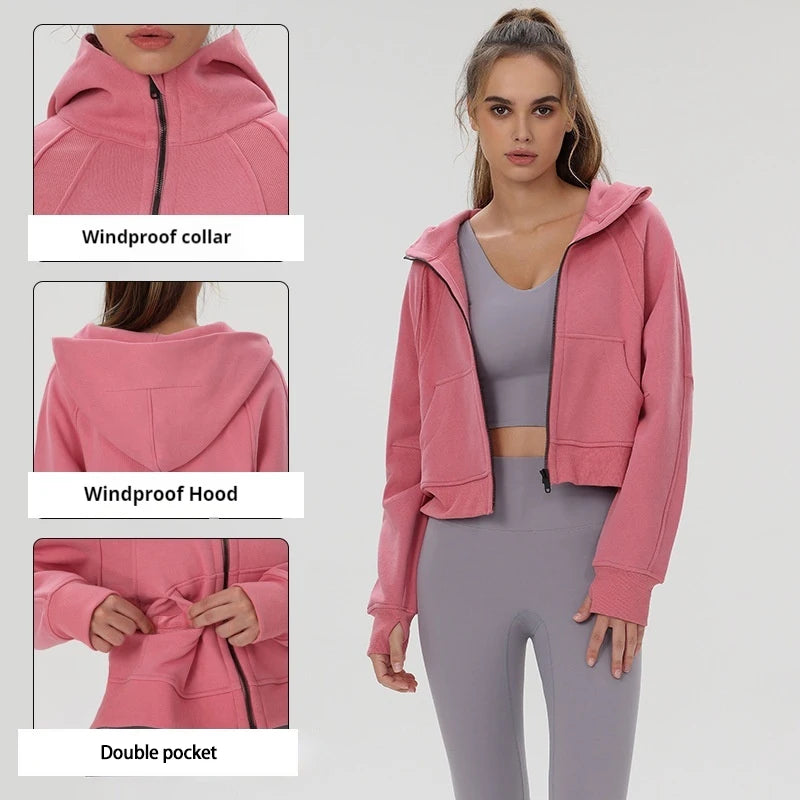 Yoga Clothes Gym Shirt Clothing Top Shirt Sports Coat for Women Long-sleeve Top Suit for Fitness Gym Clothes Shirts Sportswear
