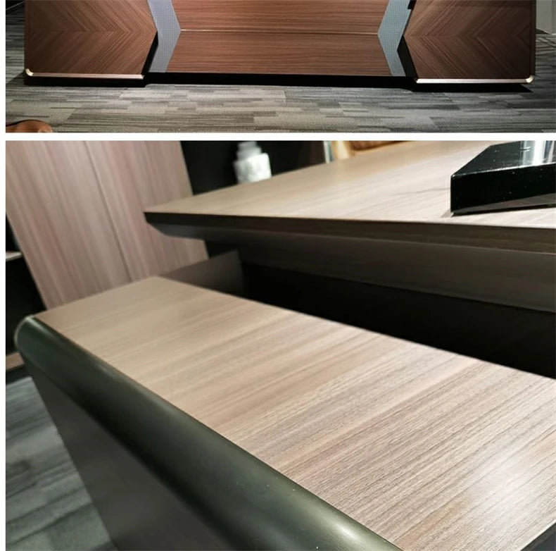 In Stock Standing Office Desk Executive Boss Minimalist High Quality Office Desk Modern European Escritorio Oficina Furniture