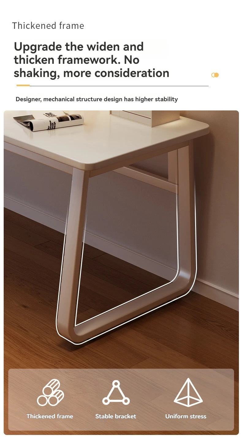 Desk for home use, student writing desk, study desk, small layout, minimalist office desk, bedroom desk, minimalist style, compu