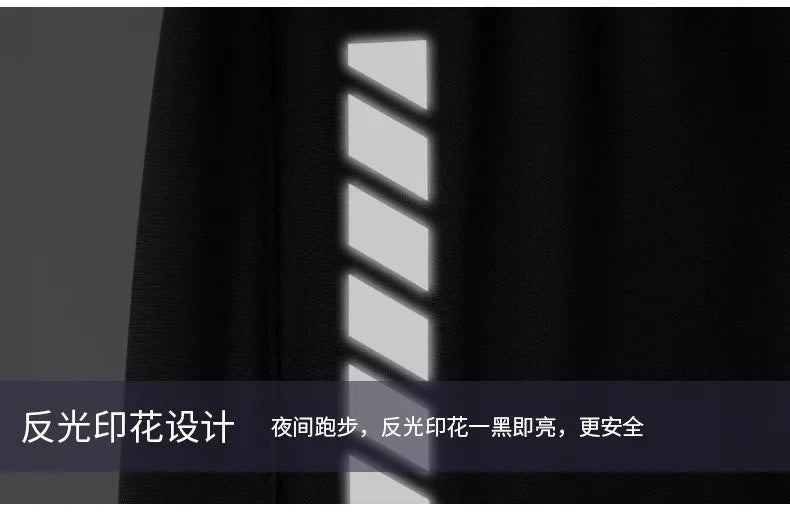 Fitness clothes - Men's running sports suit - Quick-drying ice silk - Summer new style short-sleeved shorts - Training suit