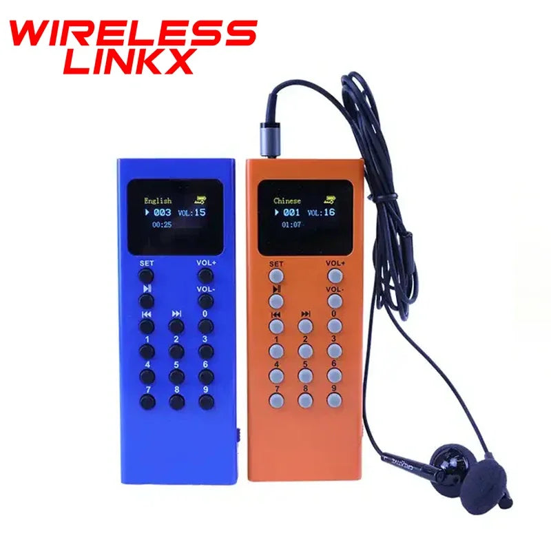Audio Guide System For Museum Exhibition Tourism Scenic Spot Travel Agency Audio Guide MP3 Player Set 16GB Device 43 Languages
