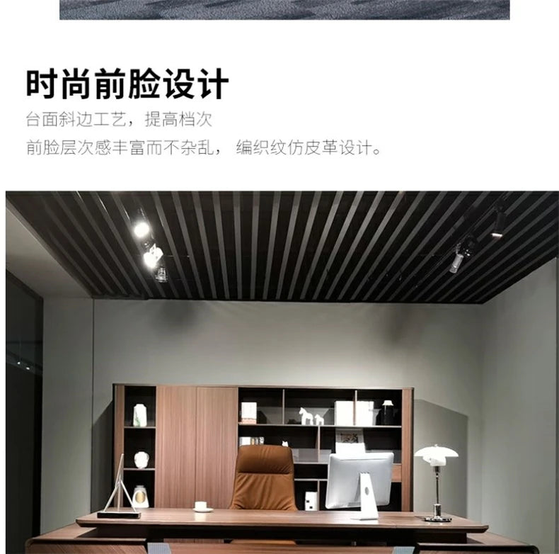 In Stock Standing Office Desk Executive Boss Minimalist High Quality Office Desk Modern European Escritorio Oficina Furniture
