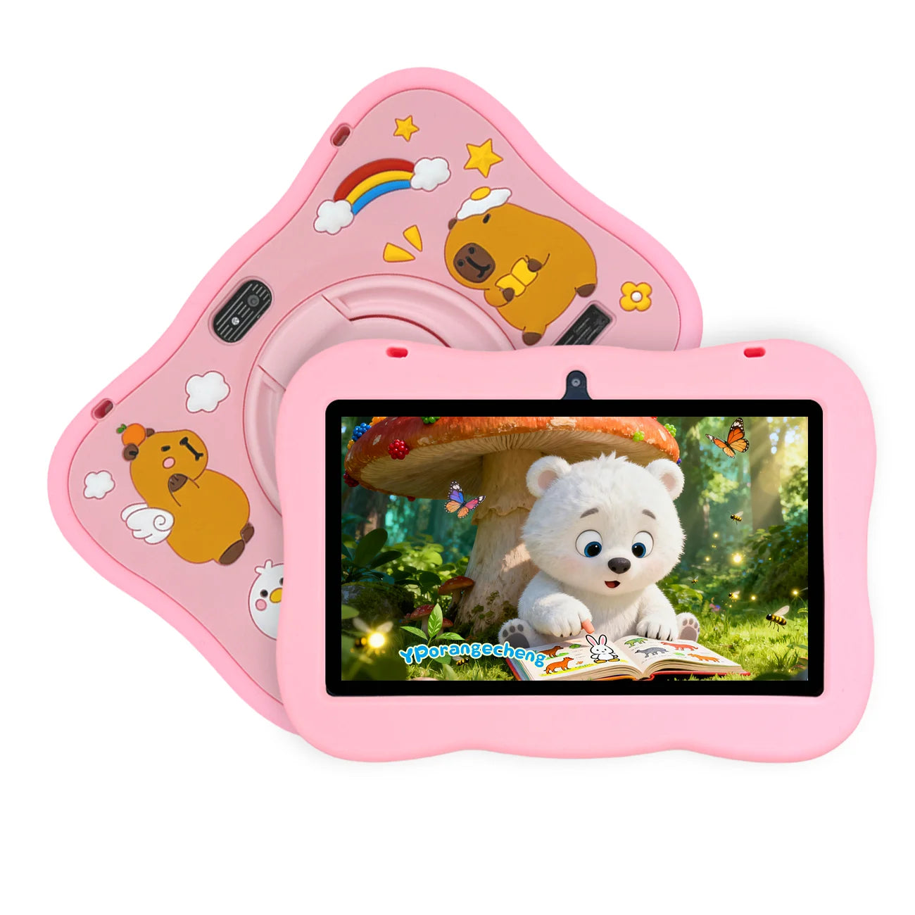 Kids Tablet 7 inch, Children Tablet with Parent Control,dual cameras, children's gifts for Christmas and birthday.Pink