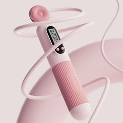 Fitness Exercise Electronic Counting With Countdown Skipping Rope Professional Fat Burning Adult Counting Timed Skipping Rope