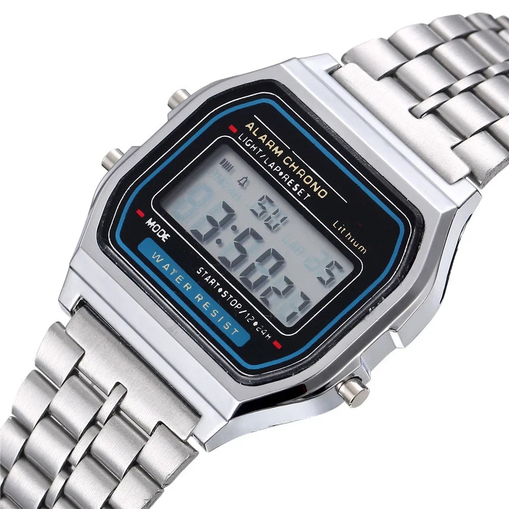 2025 Digital Watches for Men Sports Waterproof Bracelet Clock Gold Electronice LED Wristwatch Women Casucal Montre Homme Relogio