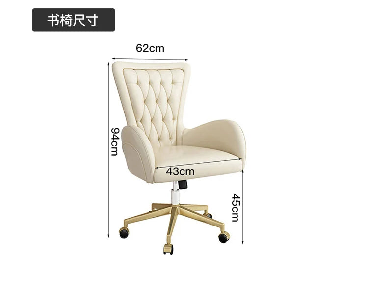 Contemporary Luxury Sedentary Desk Spacious Office Desk Table Standing Design Ideal Modern Workspaces Bureau Home Accessories