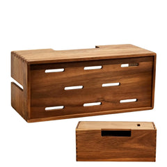 Cord Organizer Box Storage Box Large Capacity Data plug board Storage Box Desktop Cable Management Box Router Bracket