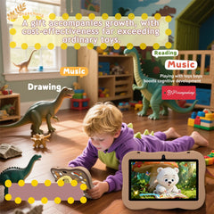 Kids Tablet 7 inch, Children Tablet with Parent Control,dual cameras, children's gifts for Christmas and birthday.Pink