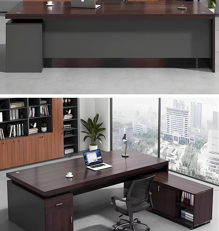 Cabinet Aesthetic Modern Desk Black Unique Gaming Computer Office Desk Design Writing Biurka Komputerowe Home Accessories