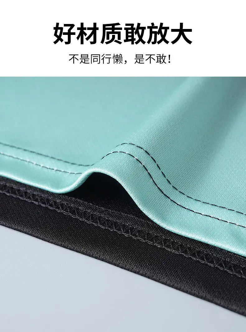 Fitness clothes - Men's running sports suit - Quick-drying ice silk - Summer new style short-sleeved shorts - Training suit