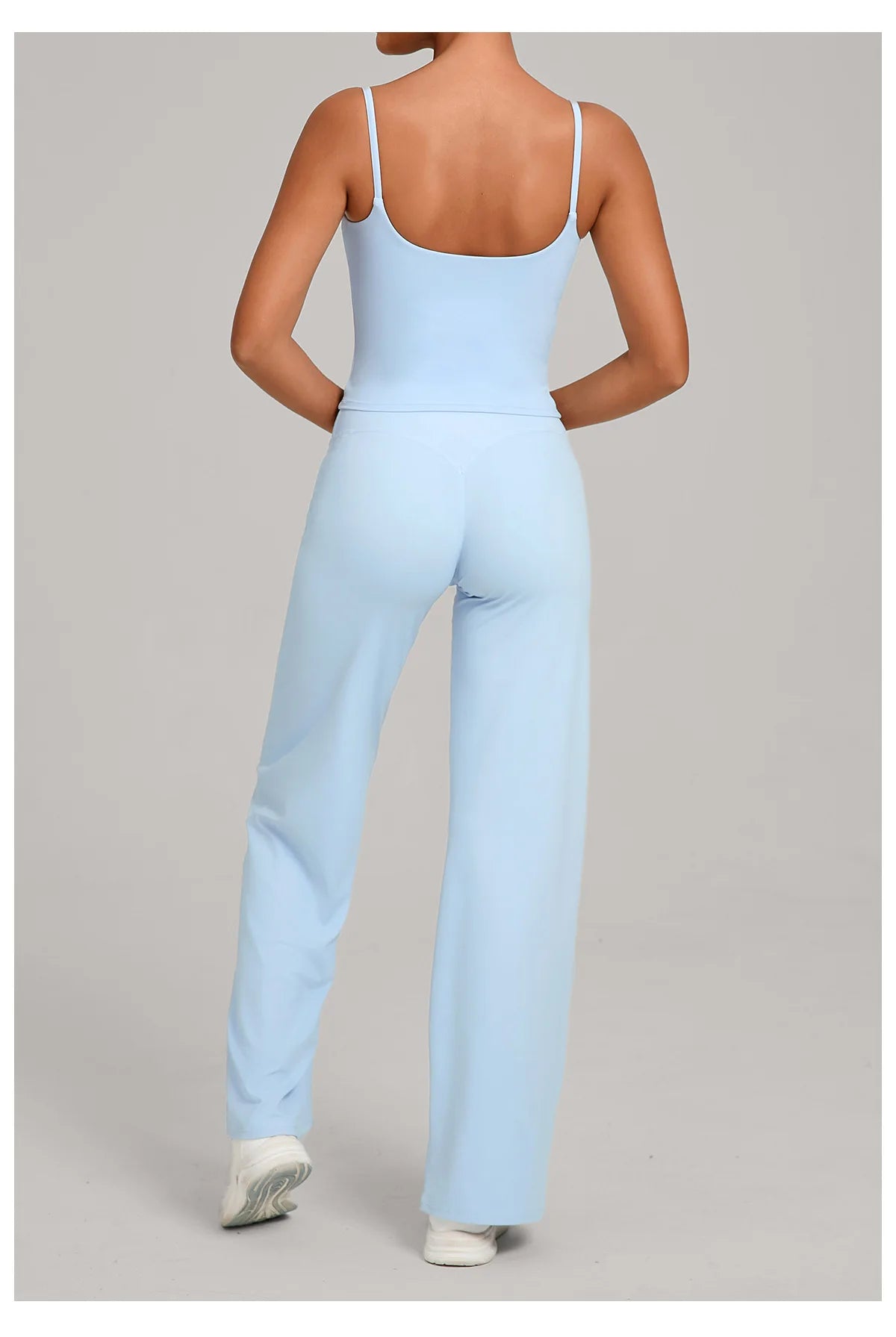 Gym Workout Clothes Women's Casual Wear Outdoor Sports Tight Yoga Suit Naked Feeling Fitness Suit High Waist Yoga Two-piece Set