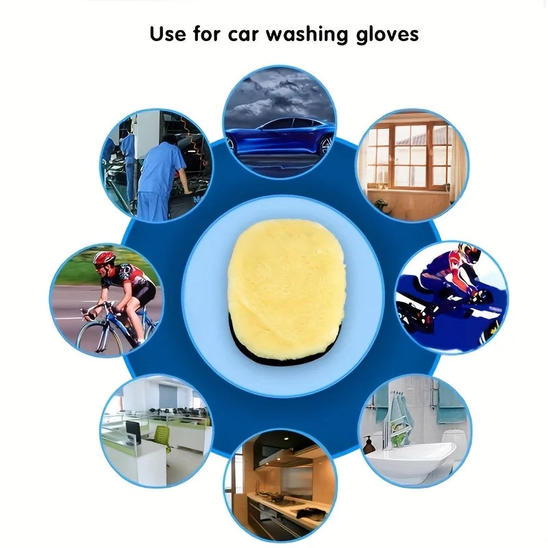 Cleaning gloves, suitable for household and vehicle use, efficient car cleaning, wiping essential tools, car cleaning hands