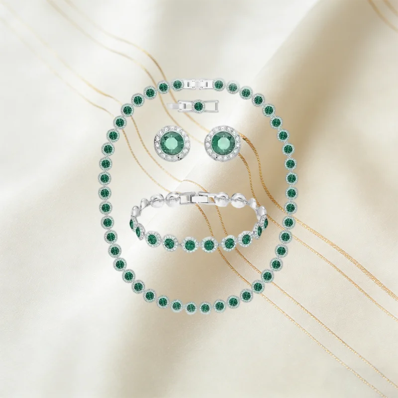 Elegant Charming Jewelry, Inlaid with Sparkling Zirconia for Daily Wear & Special Occasions, Add Sparkle To Your Look