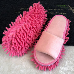 Floor Slippers Cleaning Slipper Floor Slippers Lazy Open Toed Mop Slipper Home Use Soft Pure Color Cleaning Slipper