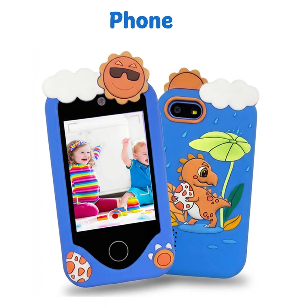 Kids Smart Phone for Boys & Girls 2.8 Inch Touch Screen Kids Toy Phone with Dual Camera ABC Learning Educational Learning Toy