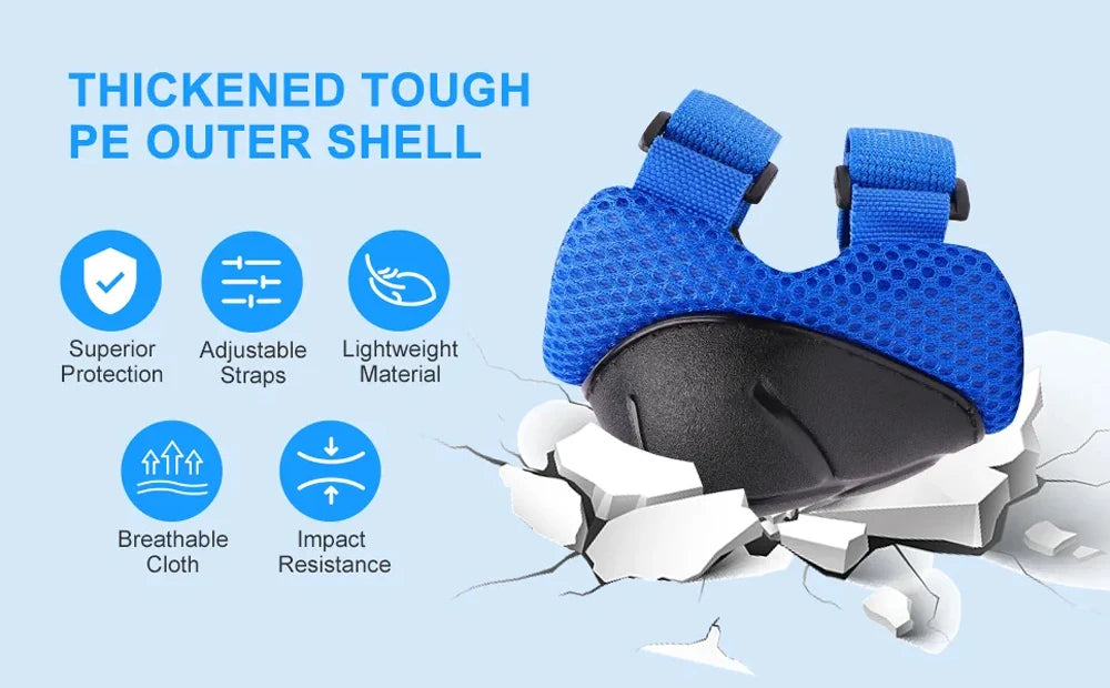 Kids Knee Pads Elbow Pads Age 3-7 Toddler Boys Girls, 6 In 1 Protective Gear Safety Set with Wrist Guard for Skating Cycling New
